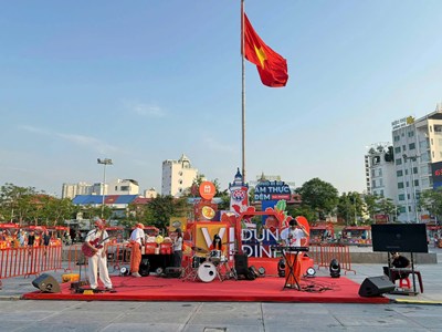Lịch biểu diễn nghệ thuật tại Phố đi bộ - Ẩm thực Hải Phòng trong các ngày 02-03/10/2026