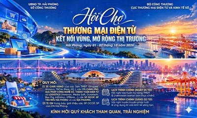 Hải Phòng tổ chức Hội chợ Thương mại điện tử “Kết nối vùng, mở rộng thị trường”