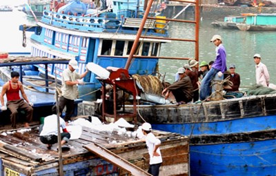 Lênh đênh nghề đánh cá Lập Lễ