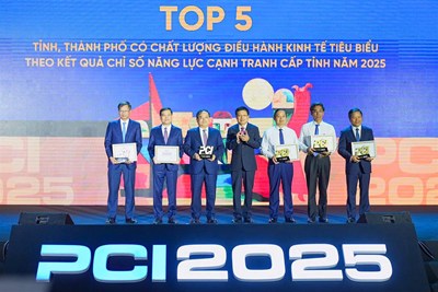 Hải Phòng khẳng định vị thế trong nhóm địa phương dẫn đầu về chất lượng điều hành kinh tế tại Lễ công bố PCI 2025