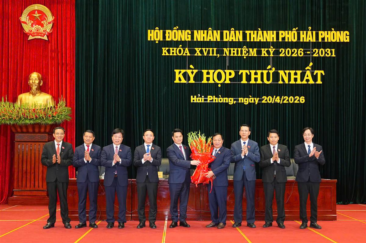 Đồng chí Lê Văn Hiệu, Phó Bí thư Thành ủy được bầu giữ chức Chủ tịch HĐND thành phố khóa XVII, nhiệm kỳ 2026 - 2031