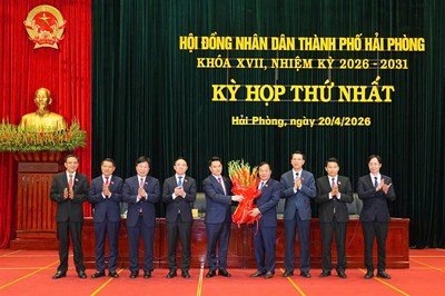 Đồng chí Lê Văn Hiệu, Phó Bí thư Thành ủy được bầu giữ chức Chủ tịch HĐND thành phố khóa XVII, nhiệm kỳ 2026 - 2031