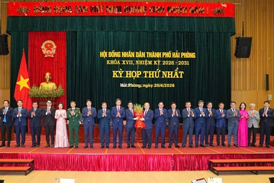 Đồng chí Đỗ Thành Trung, Phó Bí thư Thành ủy được bầu giữ chức Chủ tịch UBND thành phố khóa XVII, nhiệm kỳ 2026 - 2031