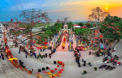 Lễ hội truyền thống Đền Mõ, xã Ngũ Phúc, huyện Kiến Thụy
