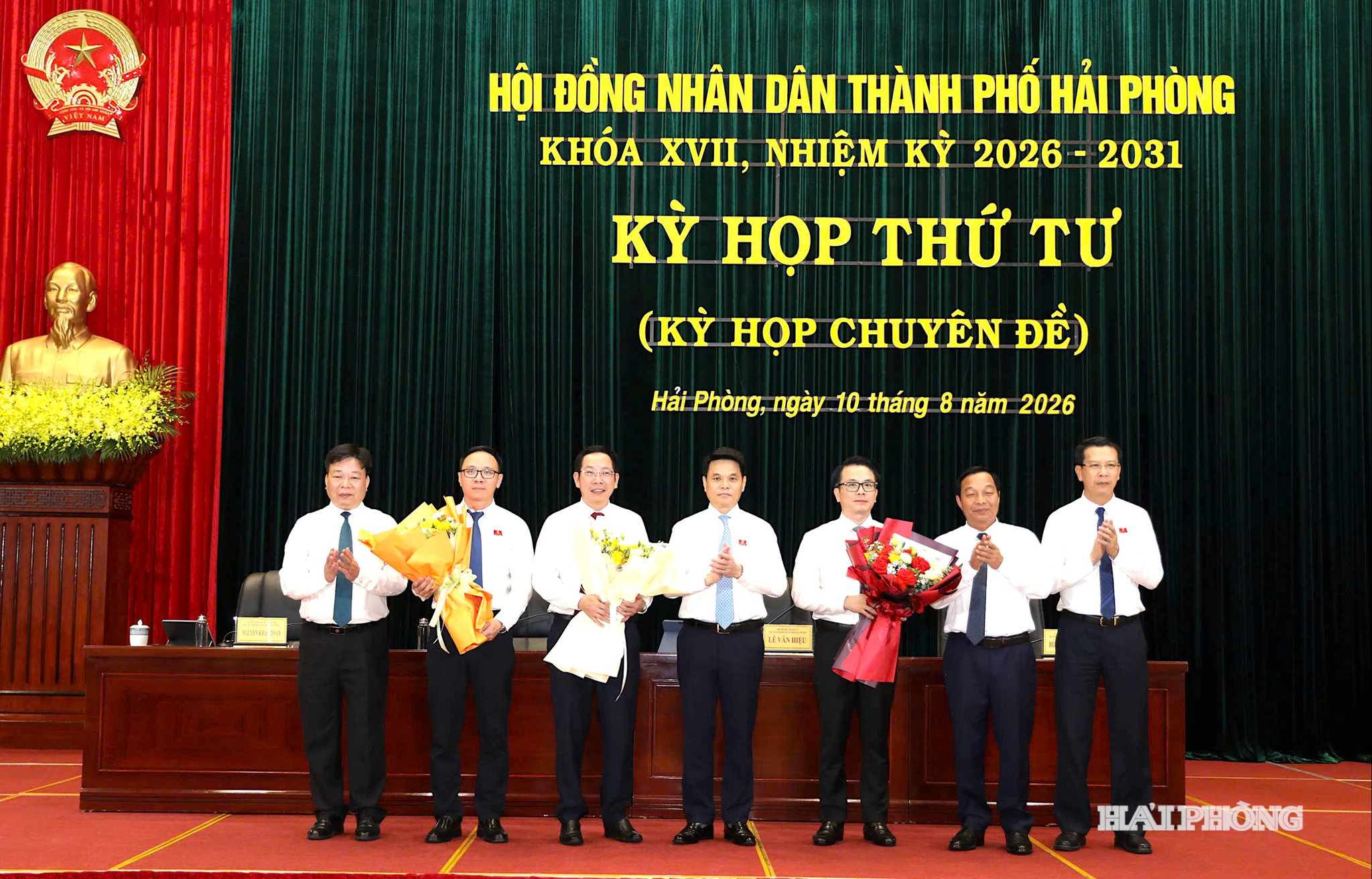 Hải Phòng có tân Phó Chủ tịch HĐND và Phó Chủ tịch UBND thành phố