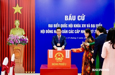 4 đồng chí Thường trực Thành ủy Hải Phòng trúng cử đại biểu HĐND thành phố với số phiếu tập trung rất cao