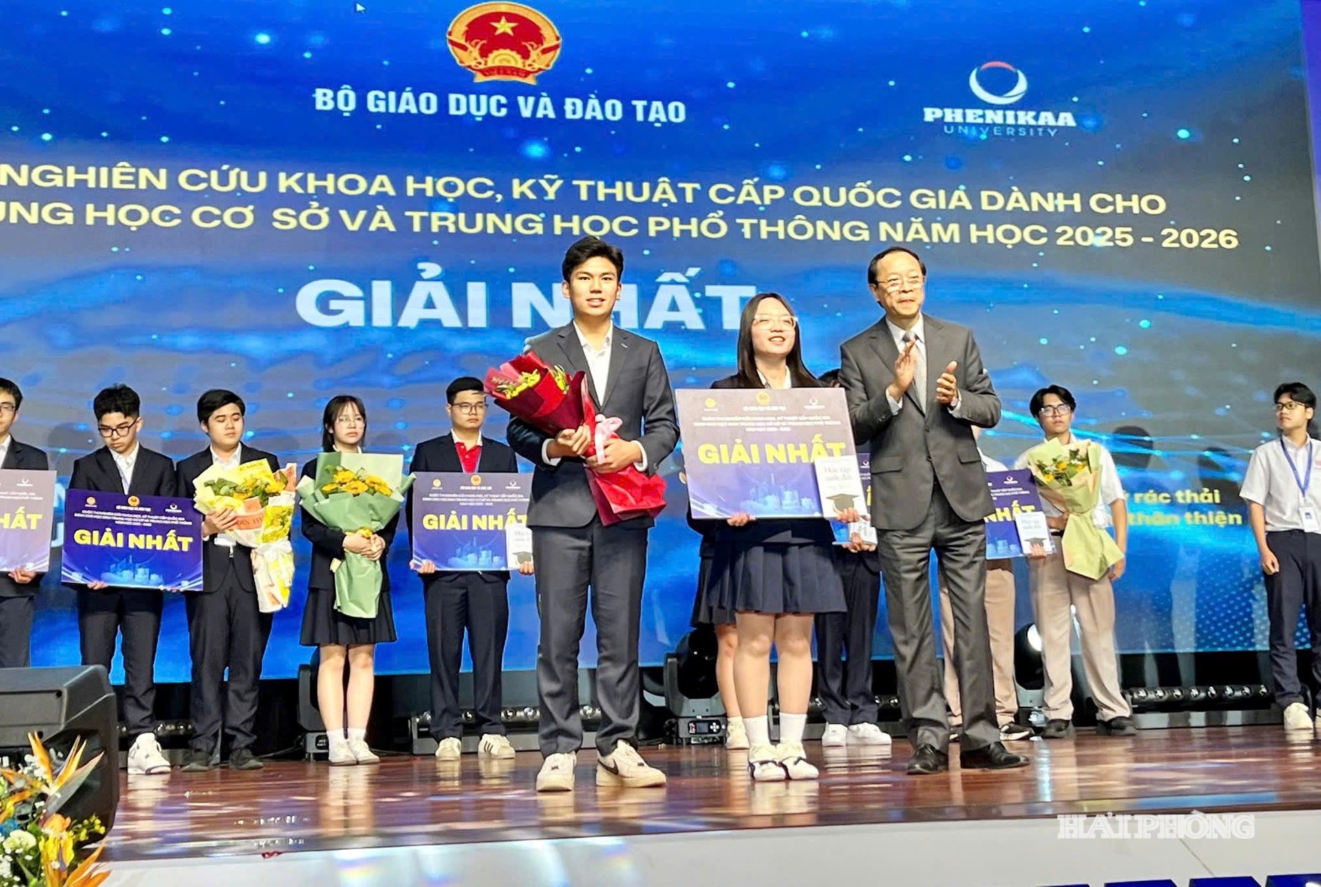 Hải Phòng giành 5 giải Cuộc thi nghiên cứu khoa học, kỹ thuật cấp quốc gia