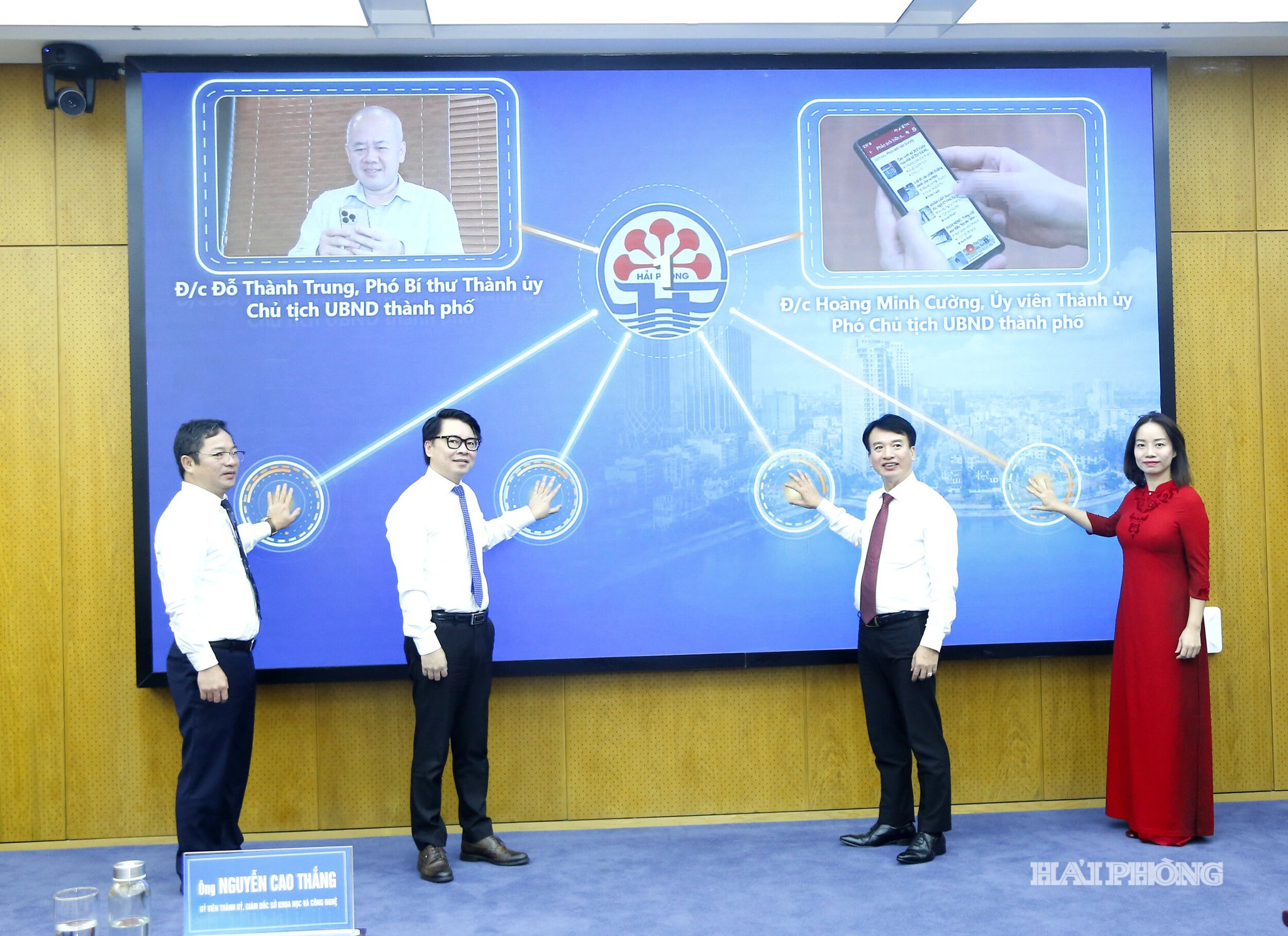 Sở Khoa học và Công nghệ tổ chức ra mắt phiên bản mới Ứng dụng Smart Hải Phòng