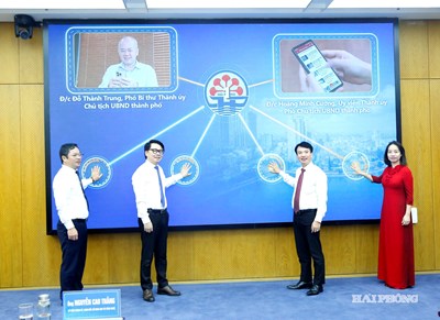 Sở Khoa học và Công nghệ tổ chức ra mắt phiên bản mới Ứng dụng Smart Hải Phòng